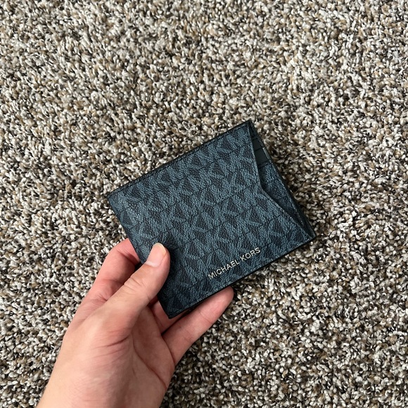 Michael Kors blue and black Card Holder - Picture 1 of 4